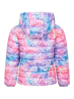 Mountain Warehouse Dark Pink Seasons Printed Water-Resistant Padded Jacket