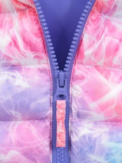 Mountain Warehouse Dark Pink Seasons Printed Water-Resistant Padded Jacket