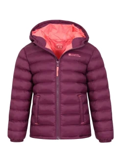 Mountain Warehouse Dark Pink Seasons II Water-Resistant Padded Jacket