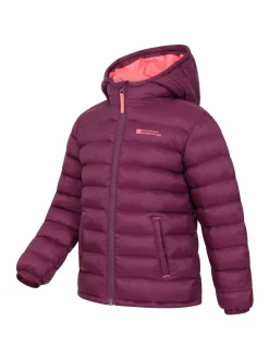 Mountain Warehouse Dark Pink Seasons II Water-Resistant Padded Jacket