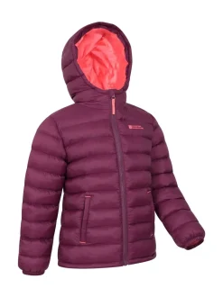 Mountain Warehouse Dark Pink Seasons II Water-Resistant Padded Jacket