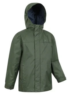Mountain Warehouse Denim Green Torrent Waterproof Jacket