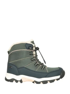 Mountain Warehouse Green Comet Waterproof Snow Boots