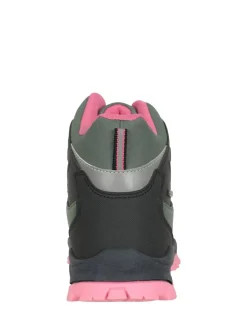 Mountain Warehouse Green Kids Softshell Walking Boots