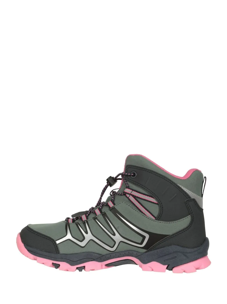 Mountain Warehouse Green Kids Softshell Walking Boots
