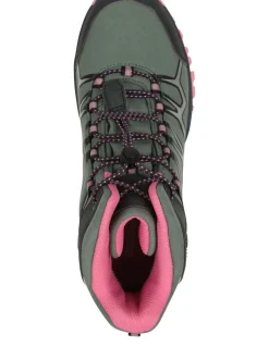 Mountain Warehouse Green Kids Softshell Walking Boots