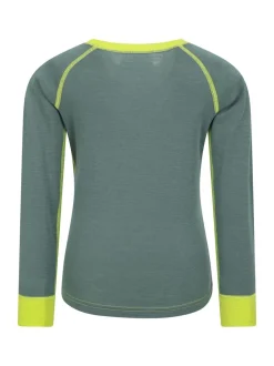 Mountain Warehouse Green Merino II Round Neck Baselayer Top