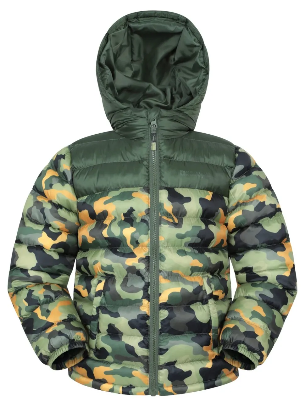 Mountain Warehouse Green Seasons Printed Water-Resistant Padded Jacket