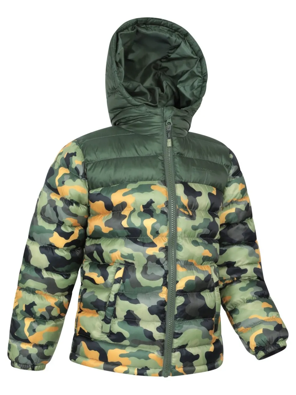 Mountain Warehouse Green Seasons Printed Water-Resistant Padded Jacket