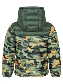Mountain Warehouse Green Seasons Printed Water-Resistant Padded Jacket