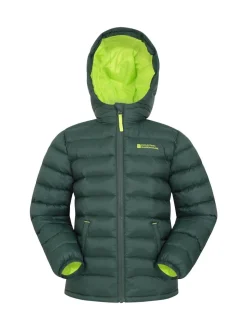 Mountain Warehouse Green Seasons II Kids Water-Resistant Padded Jacket