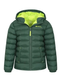 Mountain Warehouse Green Seasons II Kids Water-Resistant Padded Jacket