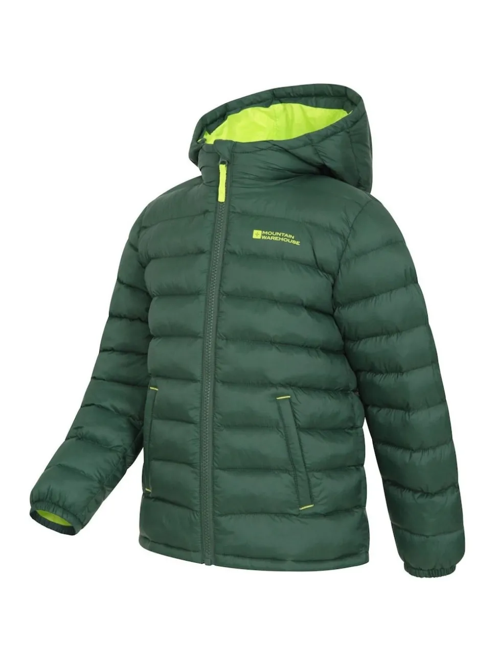 Mountain Warehouse Green Seasons II Kids Water-Resistant Padded Jacket