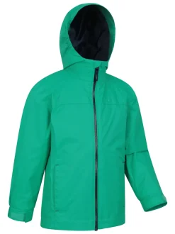Mountain Warehouse Green Torrent Waterproof Jacket