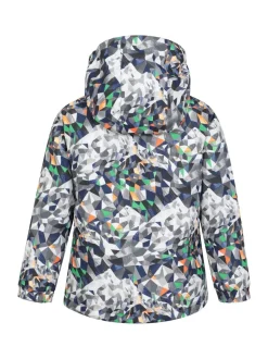 Mountain Warehouse Grey Fleece Lined Printed Snow Ski Jacket And Trousers Set