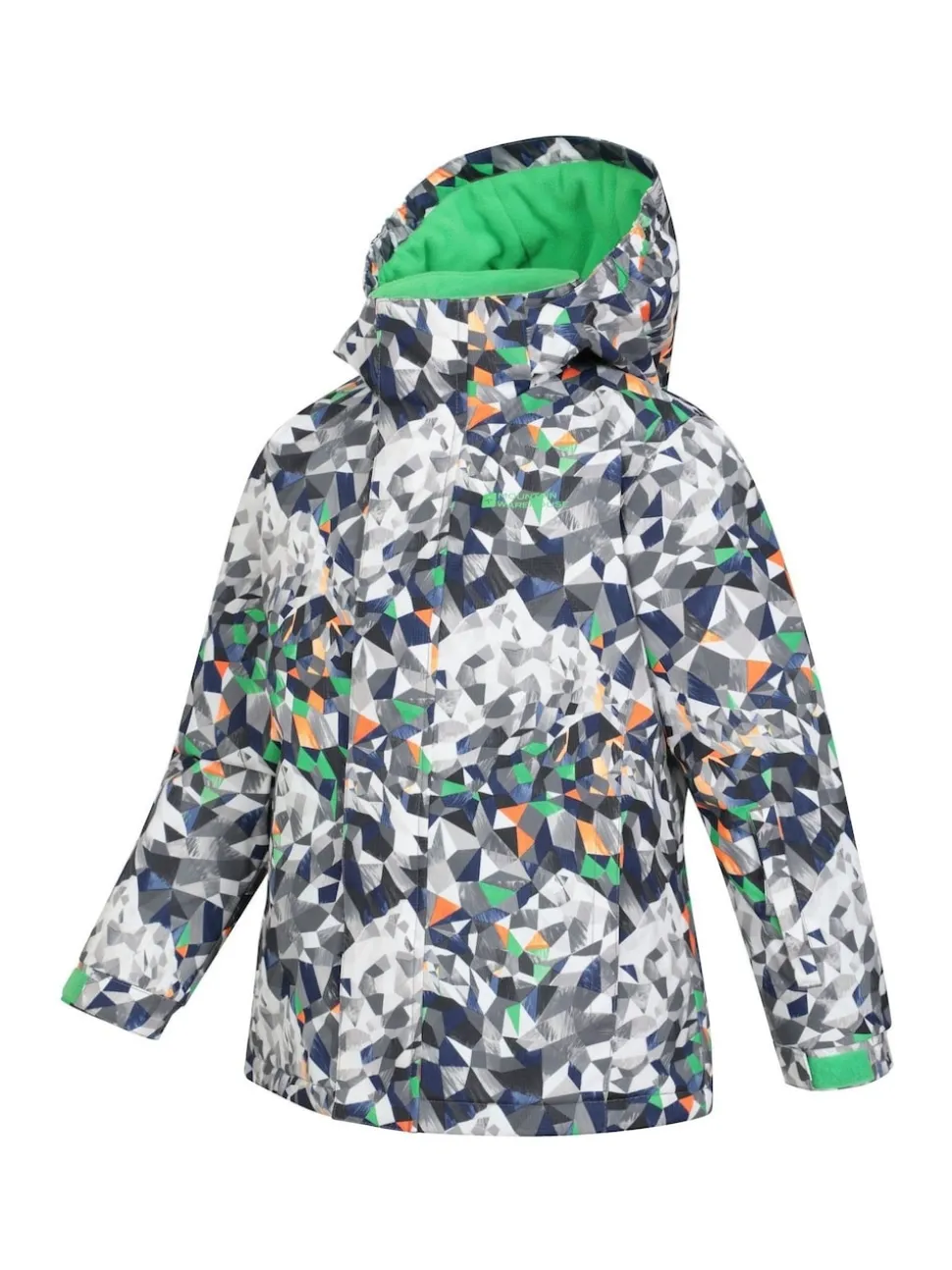 Mountain Warehouse Grey Fleece Lined Printed Snow Ski Jacket And Trousers Set