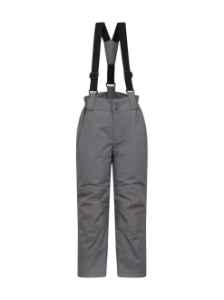 Mountain Warehouse Grey Fleece Lined Printed Snow Ski Jacket And Trousers Set