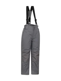 Mountain Warehouse Grey Fleece Lined Printed Snow Ski Jacket And Trousers Set