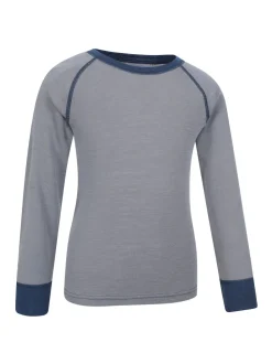 Mountain Warehouse Grey Merino II Round Neck Baselayer Top