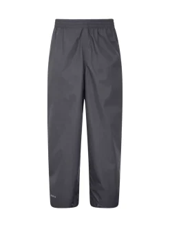 Mountain Warehouse Grey Pakka Kids Waterproof Over Trousers