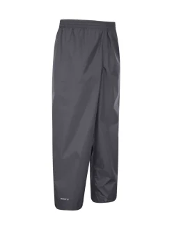 Mountain Warehouse Grey Pakka Kids Waterproof Over Trousers