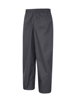 Mountain Warehouse Grey Pakka Kids Waterproof Over Trousers
