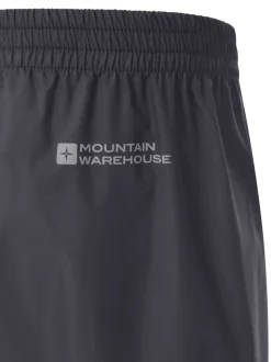 Mountain Warehouse Grey Pakka Kids Waterproof Over Trousers