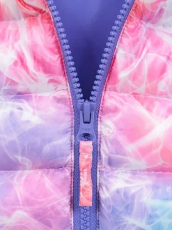 Mountain Warehouse Light Pink Seasons Printed Water-Resistant Padded Jacket