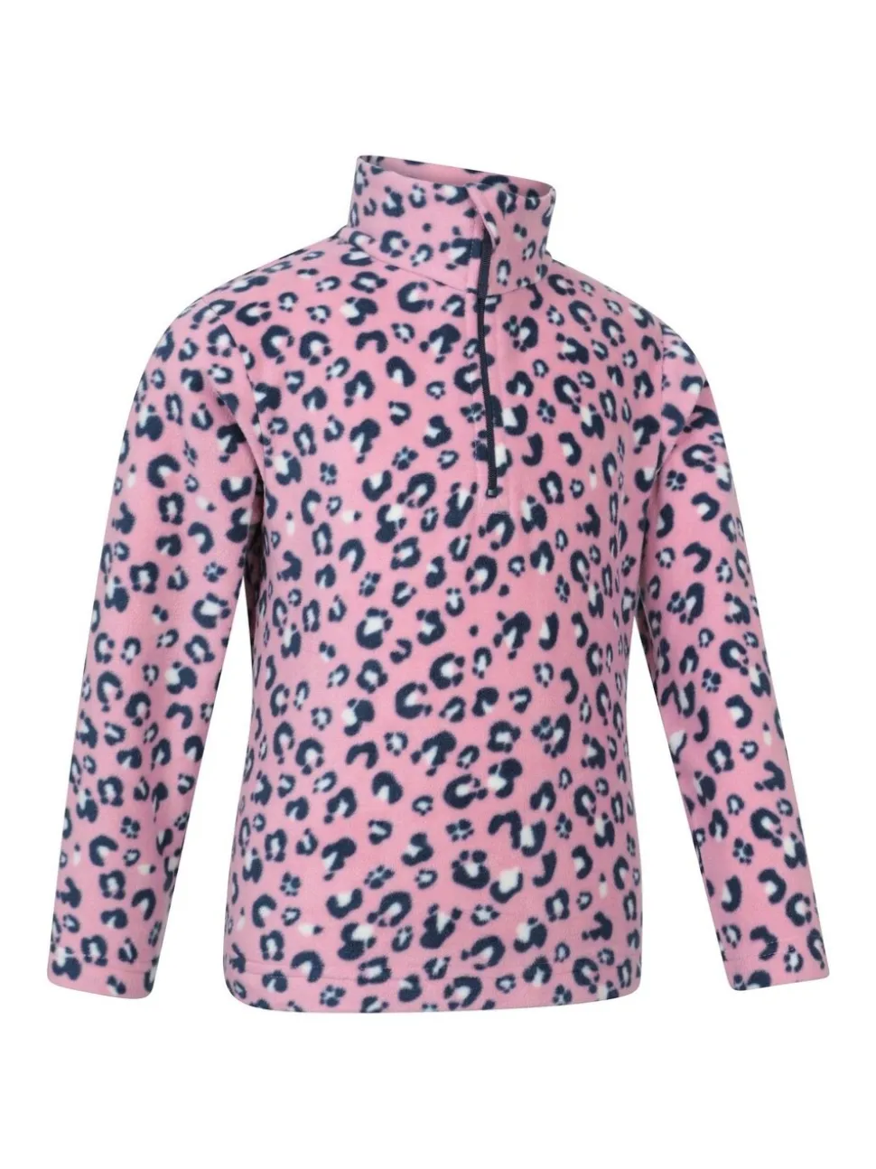 Mountain Warehouse Light Pink Kids Endeavour Printed Half-Zip Fleece