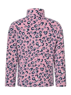 Mountain Warehouse Light Pink Kids Endeavour Printed Half-Zip Fleece