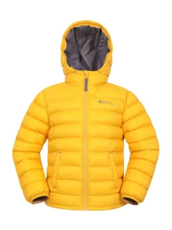 Mountain Warehouse Light Yellow Seasons II Kids Water-Resistant Padded Jacket