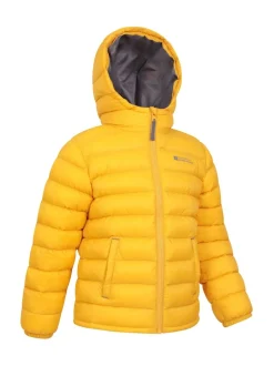 Mountain Warehouse Light Yellow Seasons II Kids Water-Resistant Padded Jacket