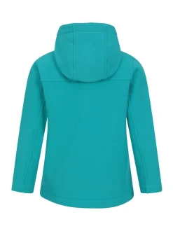 Mountain Warehouse Mid Blue Exodus Kids Water Resistant Softshell Jacket