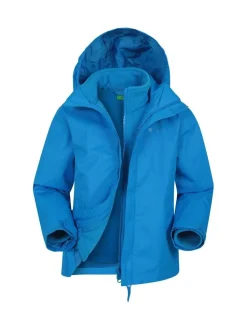 Mountain Warehouse Mid Blue Fell 3-In-1 Water Resistant Jacket