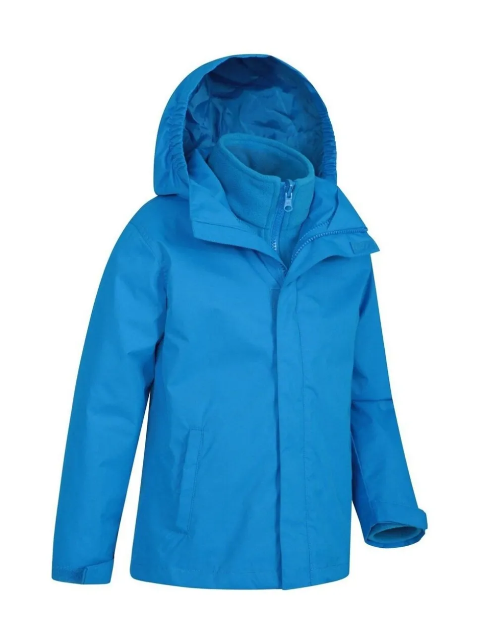 Mountain Warehouse Mid Blue Fell 3-In-1 Water Resistant Jacket