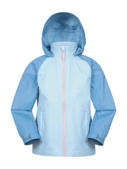 Mountain Warehouse Navy Blue Torrent II Kids Waterproof Jacket