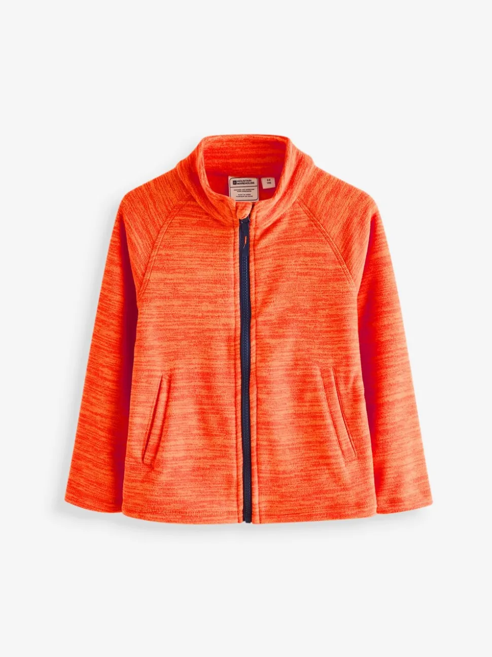 Mountain Warehouse Orange Kids Snowdonia Quick Drying Fleece