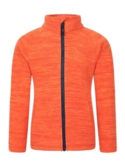 Mountain Warehouse Orange Kids Snowdonia Quick Drying Fleece