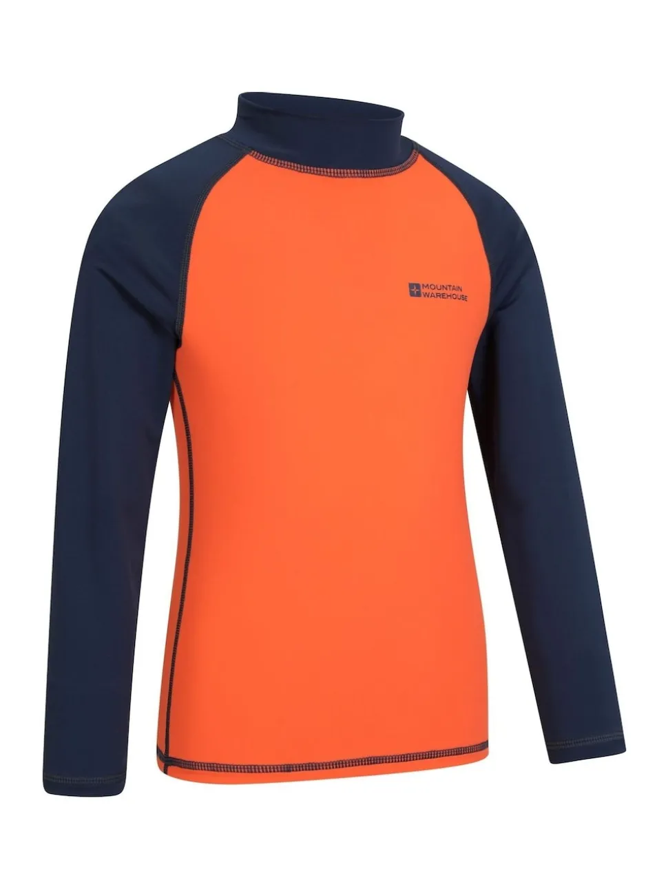 Mountain Warehouse Orange Long Sleeve Rash Vest