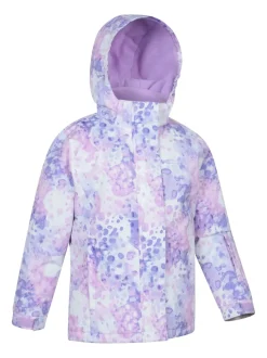 Mountain Warehouse Pale Pink Snowdrop Printed Ski Jacket