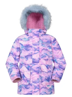 Mountain Warehouse Pink Aries Printed Waterproof 3-in-1 Jacket