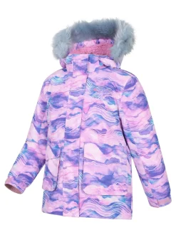 Mountain Warehouse Pink Aries Printed Waterproof 3-in-1 Jacket