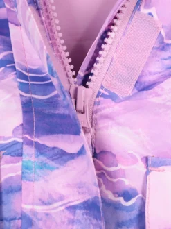 Mountain Warehouse Pink Aries Printed Waterproof 3-in-1 Jacket