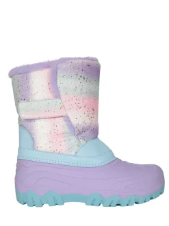 Mountain Warehouse Pink Ball Water-Resistant Snow Boots
