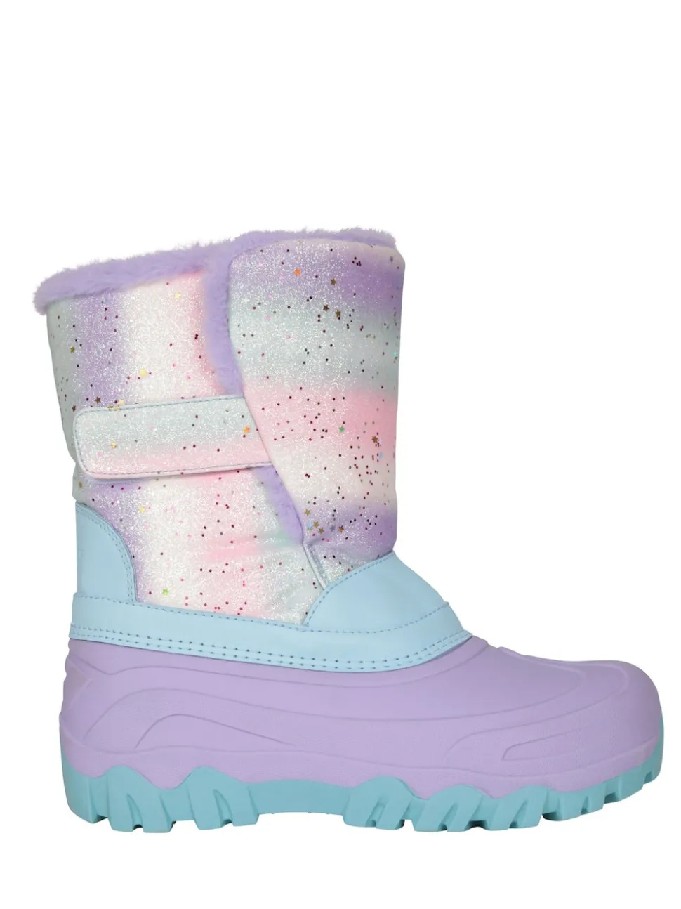 Mountain Warehouse Pink Ball Water-Resistant Snow Boots