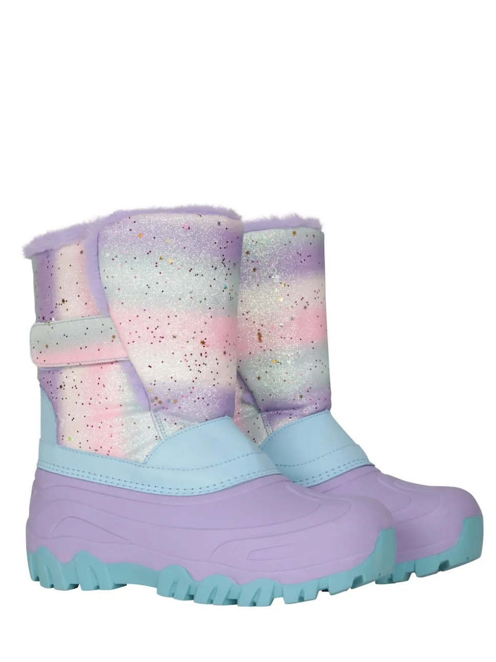 Mountain Warehouse Pink Ball Water-Resistant Snow Boots