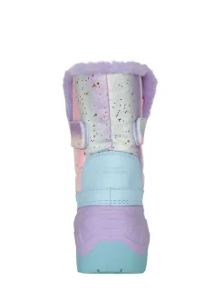 Mountain Warehouse Pink Ball Water-Resistant Snow Boots