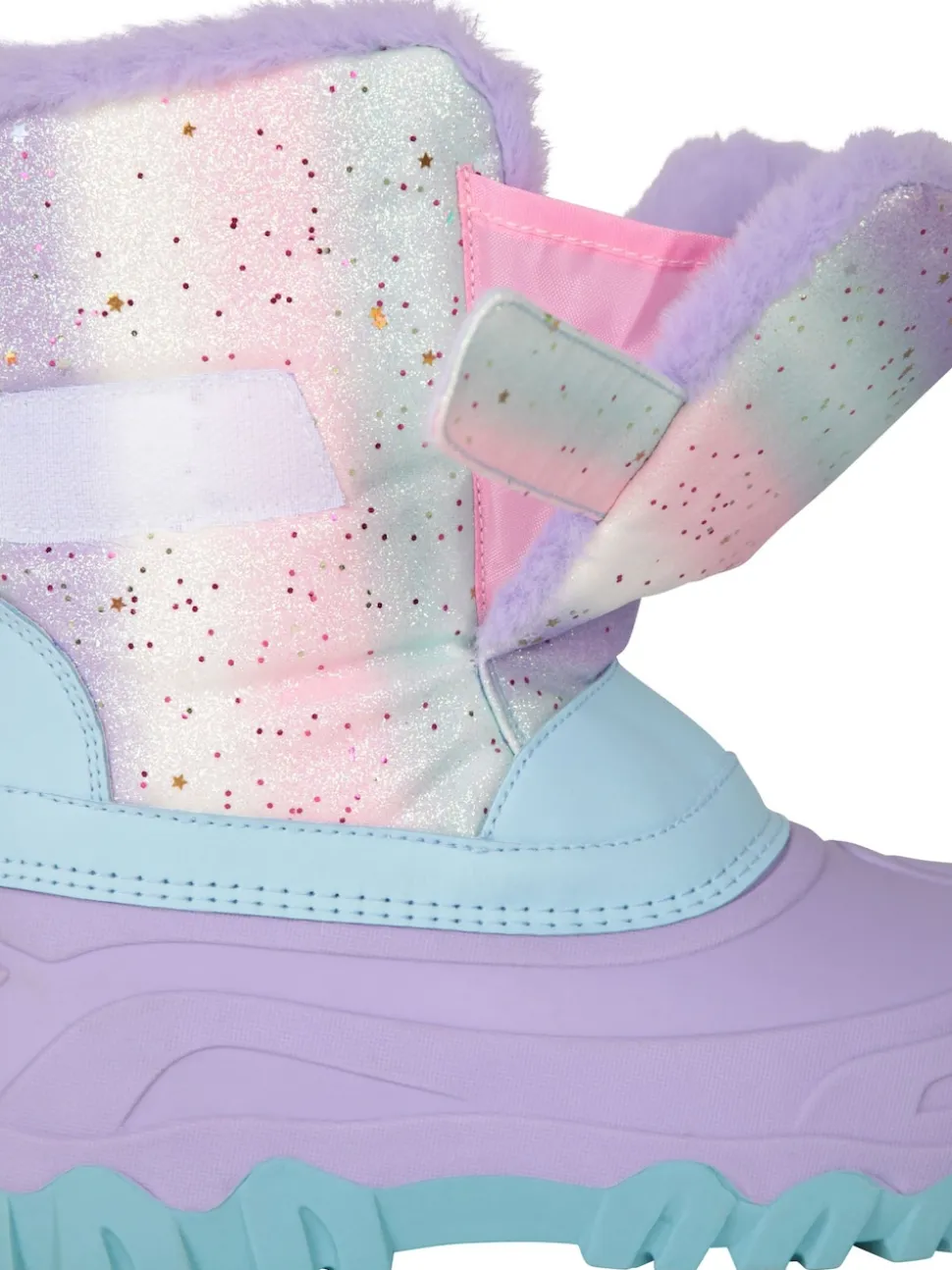 Mountain Warehouse Pink Ball Water-Resistant Snow Boots