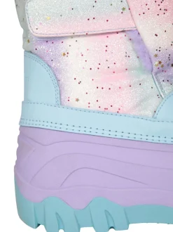 Mountain Warehouse Pink Ball Water-Resistant Snow Boots