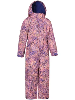 Mountain Warehouse Pink Cloud Printed All in One Waterproof Snowsuit